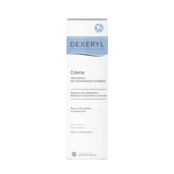 Dexeryl crème traitement des sécheresses cutanées Pierre Fabre - tube de 50g