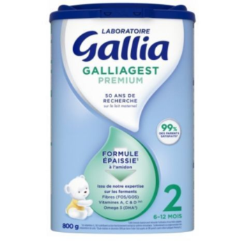 Galliagest Premium Lait en poudre 2ème âge Gallia - pot de 800g
