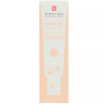 Super bb crème-soin couvrante anti-imperfections clair spf 20 Erborian - tube de 40ml