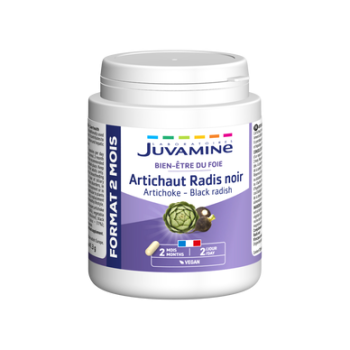 Artichaut radis noir Juvamine - pot de 120 gélules