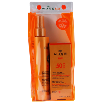 Trousse mes indispensables haute protection SPF50 Nuxe - trousse de 2 produits 