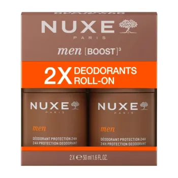 Men boost d&eacute;odorant protection Nuxe - lot de 2 roll-on de 50ml