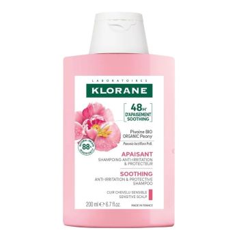 Shampooing apaisant & anti-irritant à la pivoine bio Klorane - flacon de 200ml