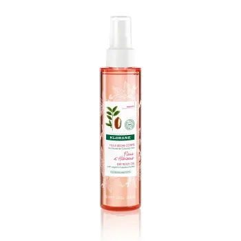 Huile sèche corps fleur d'hibiscus Klorane - spray de 150ml