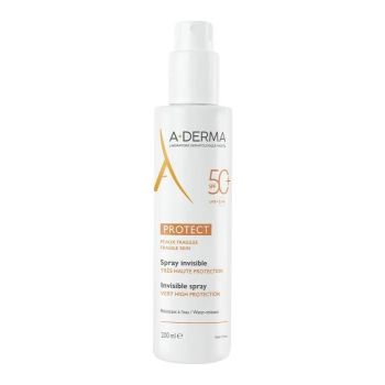 Protect spray invisible très haute protection SPF50+ A-Derma - spray de 200ml