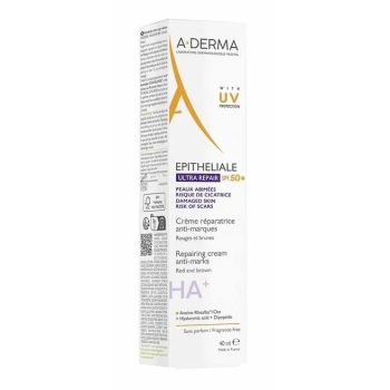 Epitheliale Ultra repair HA+ crème réparatrice anti-marques SPF50+ A-Derma - tube de 40ml