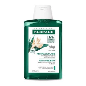 Shampoing antipelliculaire traitant et rééquilibrant Klorane - flacon de 200ml