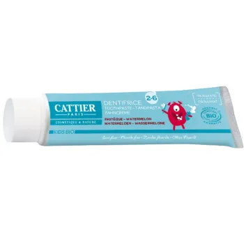 Dentifrice kids goût pastèque bio Cattier - tube 50ml