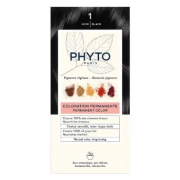 Coloration permanente aux pigments végétaux Phyto - 4 produits 