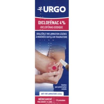 Diclofénac 4% anti-inflammatoire local Urgo - flacon de 25g (25ml)