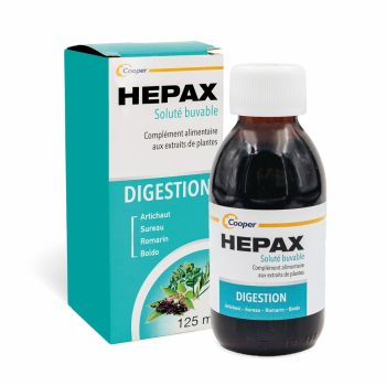 Digestion solution buvable Hepax - flacon de 125 ml