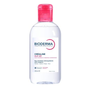 Eau micellaire Créaline H2O AR anti-rougeurs Bioderma - flacon de 250 ml