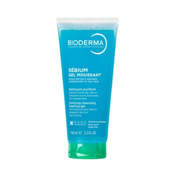 Sébium Gel moussant nettoyant purifiant peaux mixtes/grasses Bioderma - tube de 100 ml