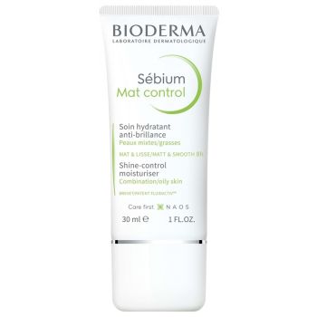 Sébium mat control soin hydratant anti-brillance Bioderma - tube de 30 ml