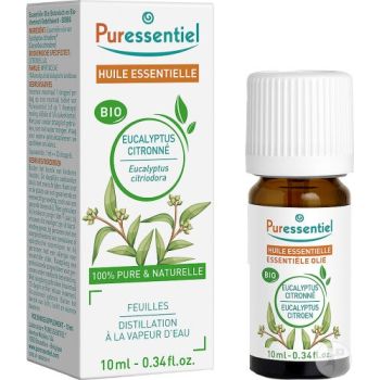Huile essentielle d'Eucalyptus citronné Puressentiel - flacon de 10ml