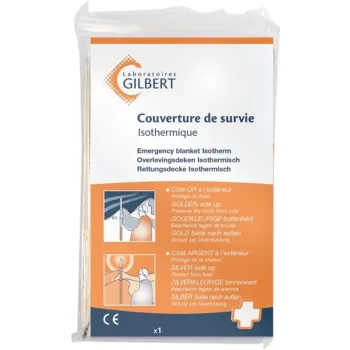 Couverture de survie isothermique Gilbert - 1 couverture 