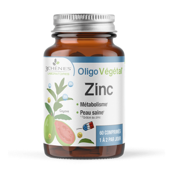 OligoVégétal Zinc 3 Chênes - pot de 60 comprimés