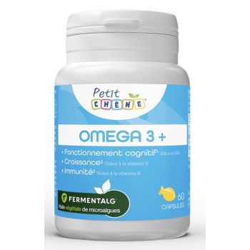 Petit Chêne Omega 3+ Les 3 Chênes - boîte de 60 capsules