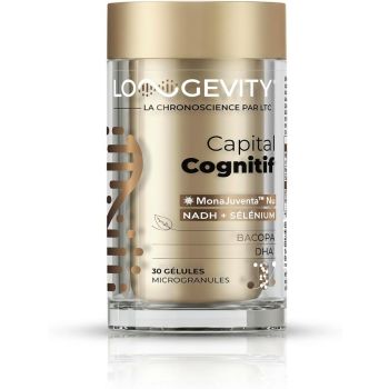 Longevity capital cognitif Les 3 Ch&ecirc;nes - pot de 30 g&eacute;lules
