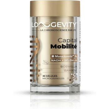 Longevity capital mobilit&eacute; Les 3 Ch&ecirc;nes - pot de 30 g&eacute;lules 