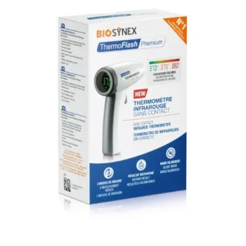Thermomètre médical sans contact exacto termoflash Biosynex - un thermomètre