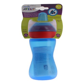 Avent tasse à bec souple bleu 9 mois et + Philips - tasse de 300ml