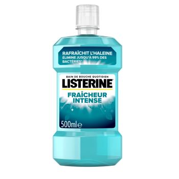 Bain de bouche quotidien fraîcheur intense Listerine - flacon de 500ml