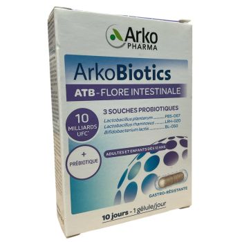 Arkobiotics atb flore intestinale Arkopharma - boite de 10 gélules