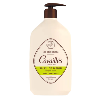 Gel bain douche soleil de jasmin Rogé Cavaillès - flacon pompe de 1L
