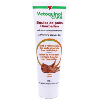 Boules de poils Vetoquinol - tube de 120g