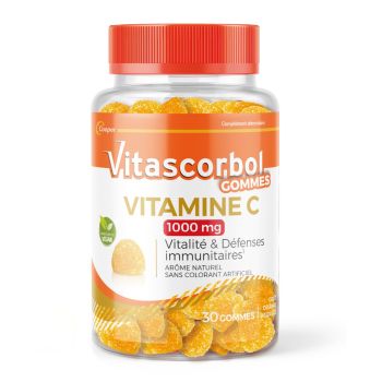 Vitamine C 1000 mg gummies Vitascorbol - pot de 30 gommes