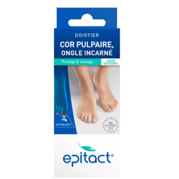 Doigtier cor pulpaire ongle incarné taille S Epitact - boîte d'1 unité 