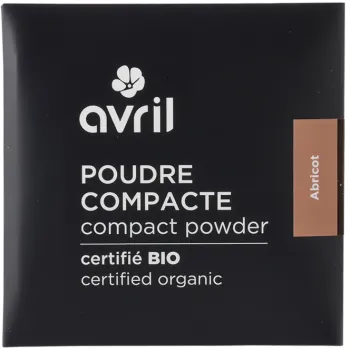 Poudre compacte bio Abricot Avril - poudrier de 11g