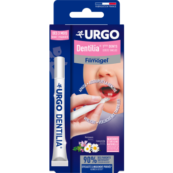 Filmogel dentilia premières dents dès 3 mois Urgo - tube de 10 ml
