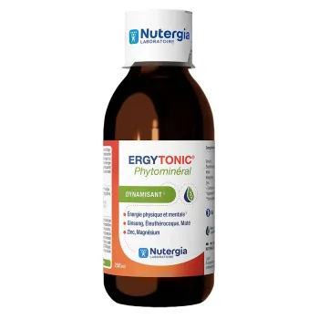 Ergytonic phytominéral dynamisant Nutergia - flacon de 250ml