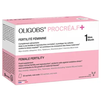 Oligobs Procréa.F+ Laboratoire CCD - boîte de 30 sachets
