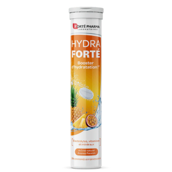 Hydra Forté booster d'hydratation arôme naturel cola Forté Pharma - 24 comprimés effervescents