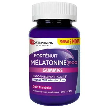 Fort&eacute;Nuit M&eacute;latonine 1900 Gummies Fort&eacute; Pharma - bo&icirc;te de 60 gommes