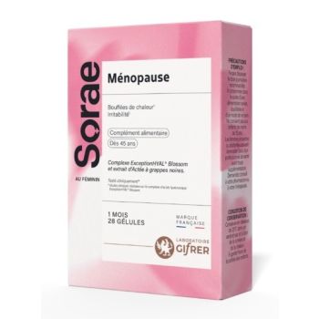 Sorae Ménopause Gifrer - boite de 28 gélules