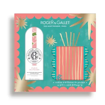 Coffret eau parfumée et diffuseur Fleur de figuier Roger & Gallet - coffret de 2 produits