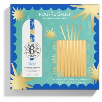 Coffret eau parfumée et diffuseur Vanille soleil Roger & Gallet - coffret de 2 produits