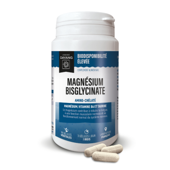 Magnésium bisglycinate amino-chelaté Dayang - boîte de 90 gélules