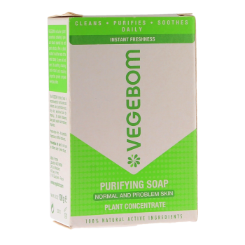 Savon purifiant Vegebom - pain de 100g