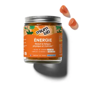 &Eacute;nergie gummies sans sucres Mium Lab - pot de 42 gummies