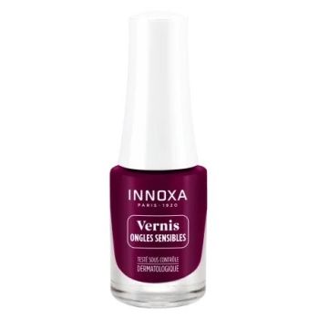 Vernis à ongles sensibles Pourpre Innoxa - flacon de 5ml