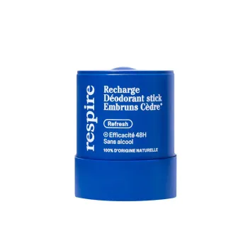 Recharge déodorant stick embruns cèdre Respire - recharge de 50g