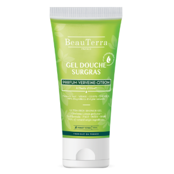 Gel douche surgras verveine citron Beauterra - Tube de 100 ml