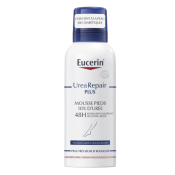 UreaRepair Plus Mousse pieds 10% d'urée Eucerin - aérosol de 150ml