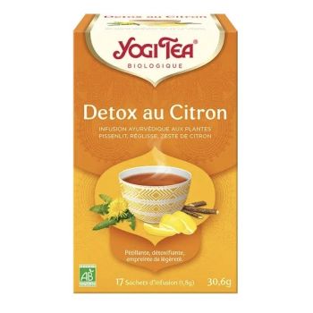 Detox citron BIO Yogi Tea - 17 infusettes