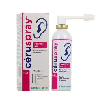 Céruspray solution pour pulvérisation auriculaire Bausch&Lomb- spray de 50ml